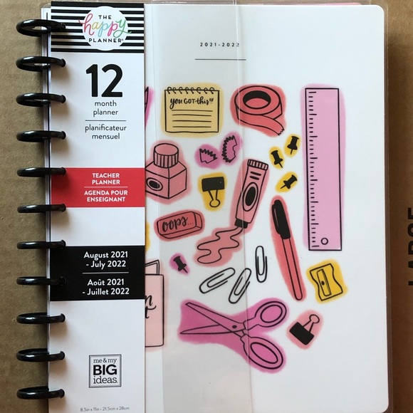 The Happy Planner Other - Happy Planner 2021-2022 Love of Learning Teacher 12 mo
